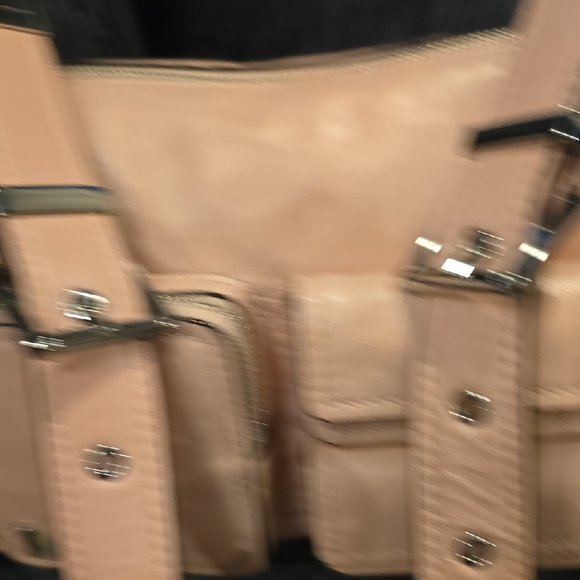 Michael Kors Blush Leather Crossbody Bag - Picture 14 of 14